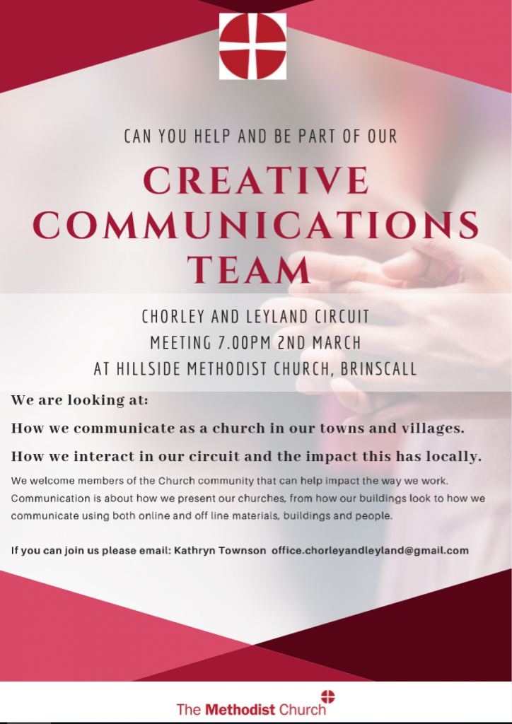 Creative Communications – Leyland Methodist Church